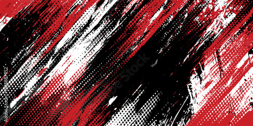 Gaming esport background striking stripes electric banner vector illustration design red black grunge brush wing comic pattern modern abstract concept livery stripes decal paint splash splatter.eps 10