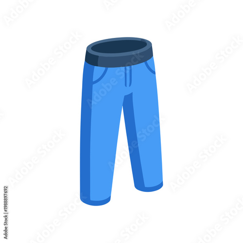 Pants 3D icon
Vector color 3D icon on a white background