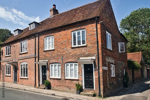 Cottages on the corner of Church Street and Bury Lane, Chesham, Buckinghamshire, England