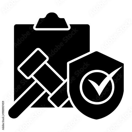 regulatory compliance Solid icon