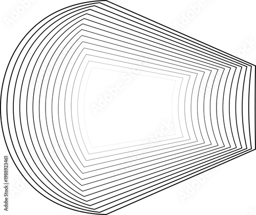 Square halftone frame emblem line blending for badges, logo, tag