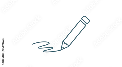 Drawing Pencil Creating Artistic Lines Freely.