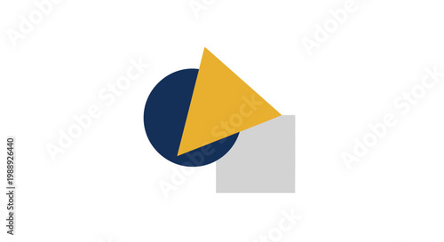 Geometric shapes in modern design.