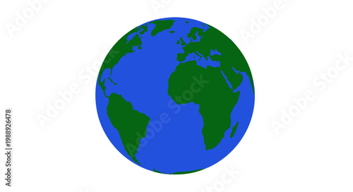 Globe Earth Planet World Map.