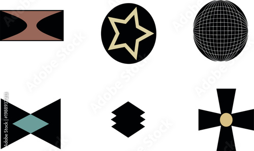 Geometric shapes and topological structures in visual representation