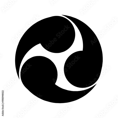 三つ巴のアイコン