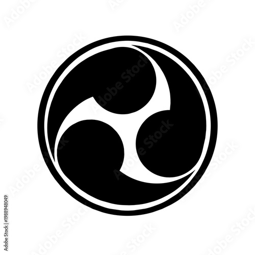 三つ巴のアイコン