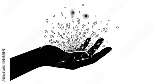 Interconnected hands forming a gentle bond.