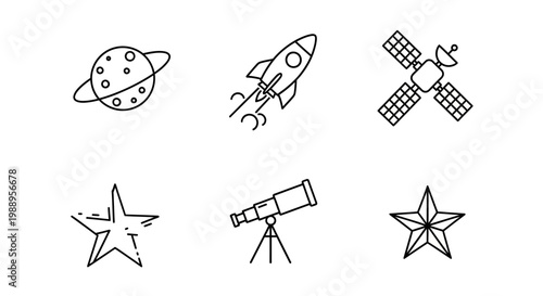 Space Objects and Telescope.