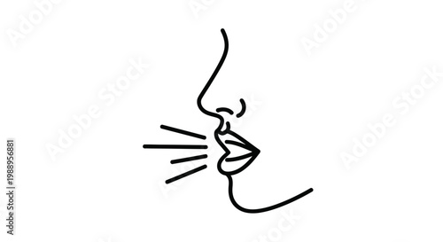 Woman blowing a kiss gesture.