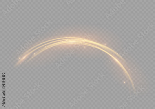 A glowing yellow arc of light shines brightly against a transparent background.
A vibrant and dynamic abstract design featuring glowing yellow curves on a gray background.
