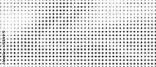 Halftone dots pattern with gradient effect on white background for design
