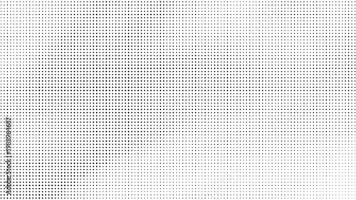 Halftone dots pattern with gradient effect on white background for design
