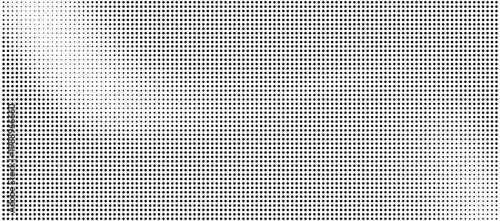Vector black dots pattern halftone effect background