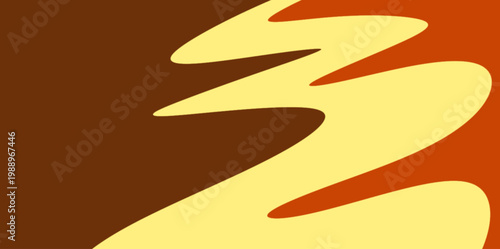 Zigzag retro abstract vector background. Creative abstract vector background illustration with zigzag wave elements and warm earth colors, ideal for headers, covers, and promotional graphic designs.