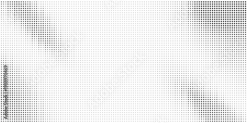 Vector black dots pattern halftone effect background