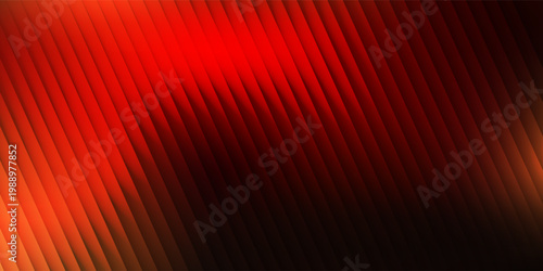 Red-orange fractal glass with a corrugated glass texture. Prism texture, golden light, warm energy waves, and an abstract sunset gradient. Vector blurred background
