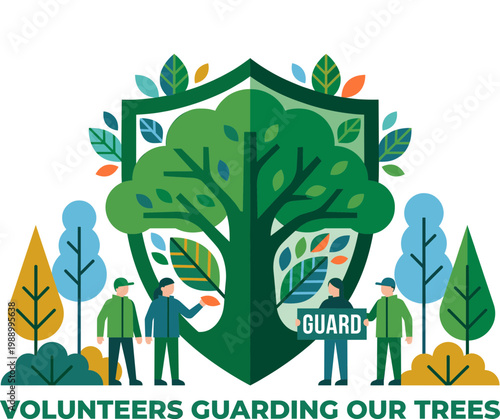 Volunteers Protecting Nature's Green Giants Safeguarding Trees for a Sustainable Future