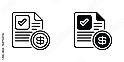 Subscription Plan Vector Line Icon for E-Learning and Business