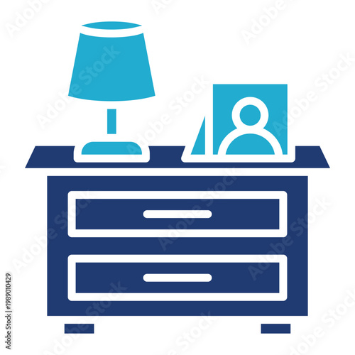 bedside table icon