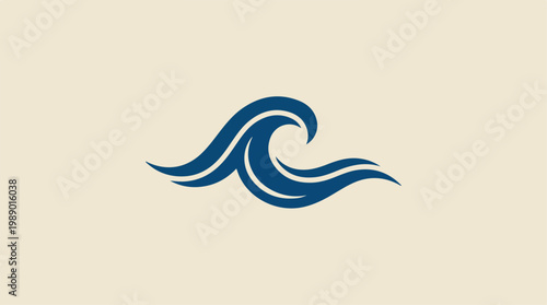 Wave Icon Ocean Graphic Design.
