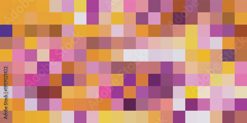 Vibrant Pixelated Abstract Art with Dynamic Color Blocks.