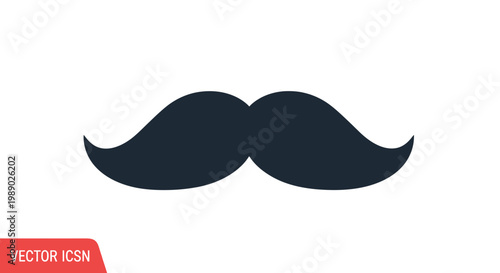 Black Mustache Icon