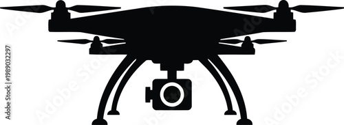 drone with camera attached for aerial photography and videography