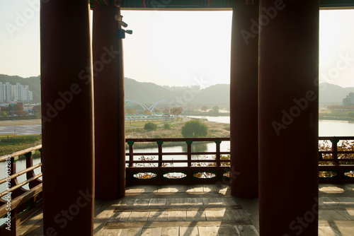 Konstfotografi Framed River View from Taehwaru