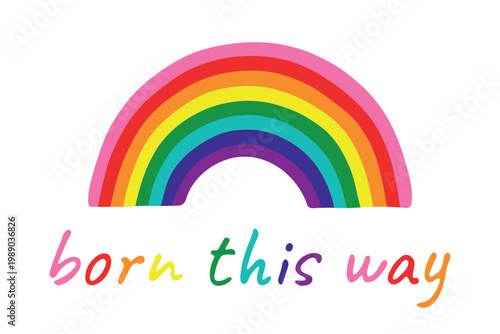 Free Download Colorful rainbow shape Gay pride flag Happy pride day LGBTQ community Pride Month Vector hand drawn doodle for posters, stickers, logo, cards - GFXLoad