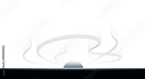 Smoke escaping from a vent cover.