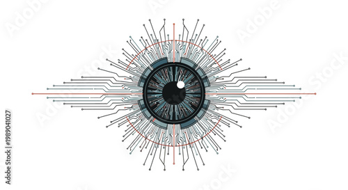Cybernetic Eye Circuit Board Design.