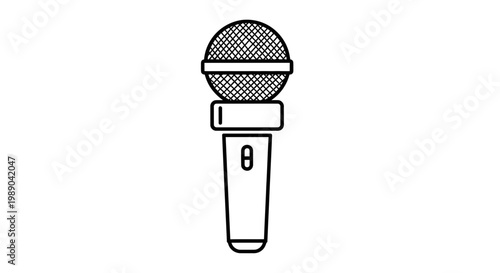 Microphone device for sound recording.