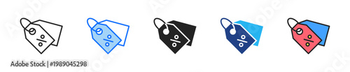 Customer Price Comparison Icon Set Multiple Style Collection