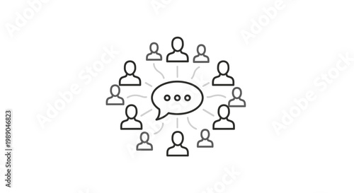 People Talking Communication Team Meeting.