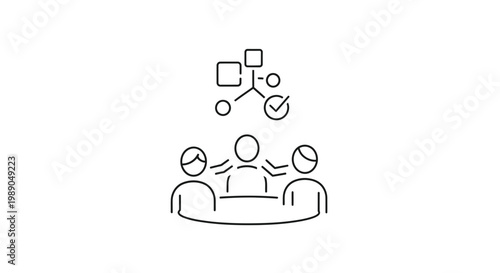 People Discussing Business Meeting Strategy.