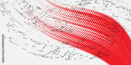 red black brush wrap car sticker pattern abstract banner sporty lines red black color combination grunge brush pattern racing motorcycle design, Vector Illustration, Eps 10.