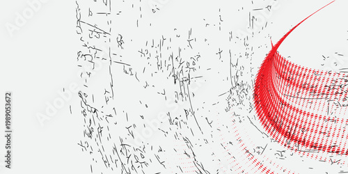 red black brush wrap car sticker pattern abstract banner sporty lines red black color combination grunge brush pattern racing motorcycle design, Vector Illustration, Eps 10.