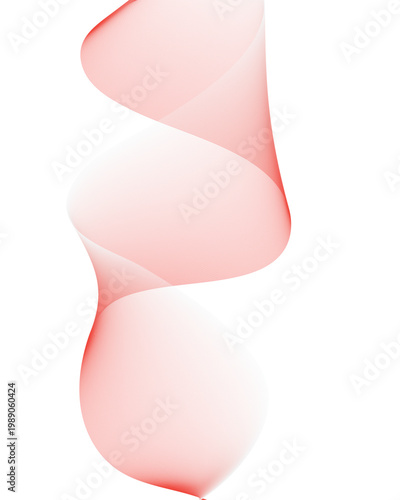 Abstract pink and white swirls a modern digital art composition