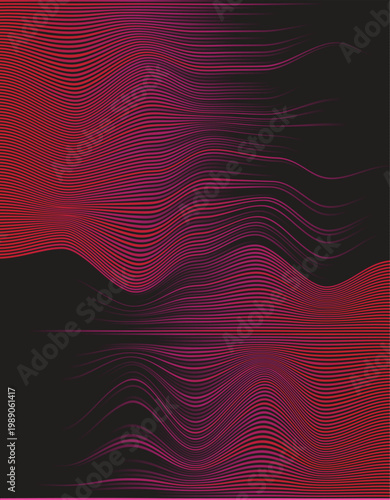 Abstract expressionism in red and black a bold and dynamic composition