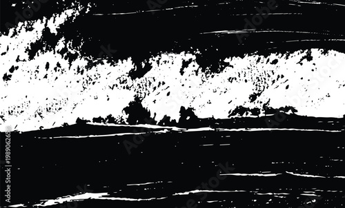 Textured industrial wall paint peeling illustration.. 