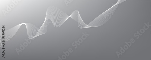 Modern Putih dan abu-abu latar belakang gradien abstrak Gambar vektor wallpaper elegan untuk latar belakang atau latar belakang ilustrasi presentasi