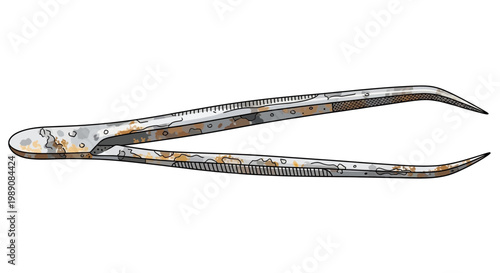 Antique Medical Forceps