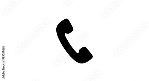 vector illustration of a telephone receiver