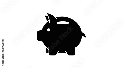 piggy bank vector illustration