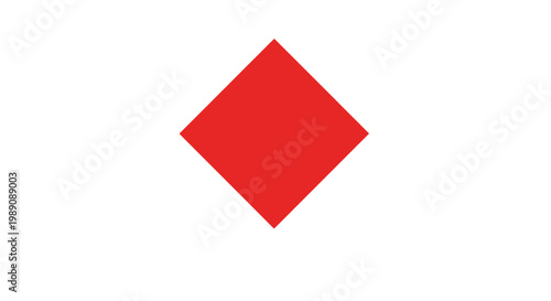Free Download A bright red geometric diamond shape. - GFXLoad