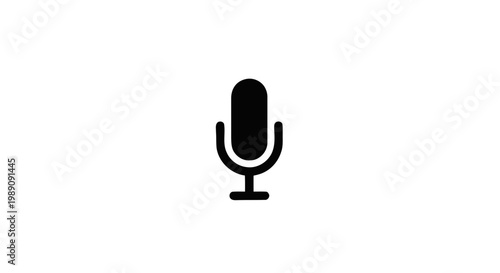 microphone isolated on white background