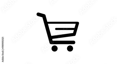 vector shopping cart icon