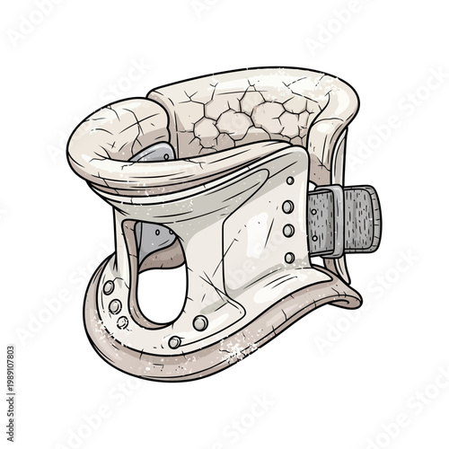 Medical Neck Brace for Spinal Support and Injury Recovery