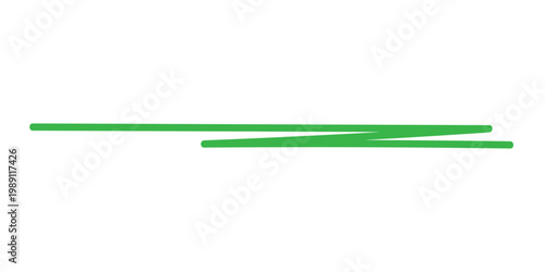 abstract simple green underline vector.